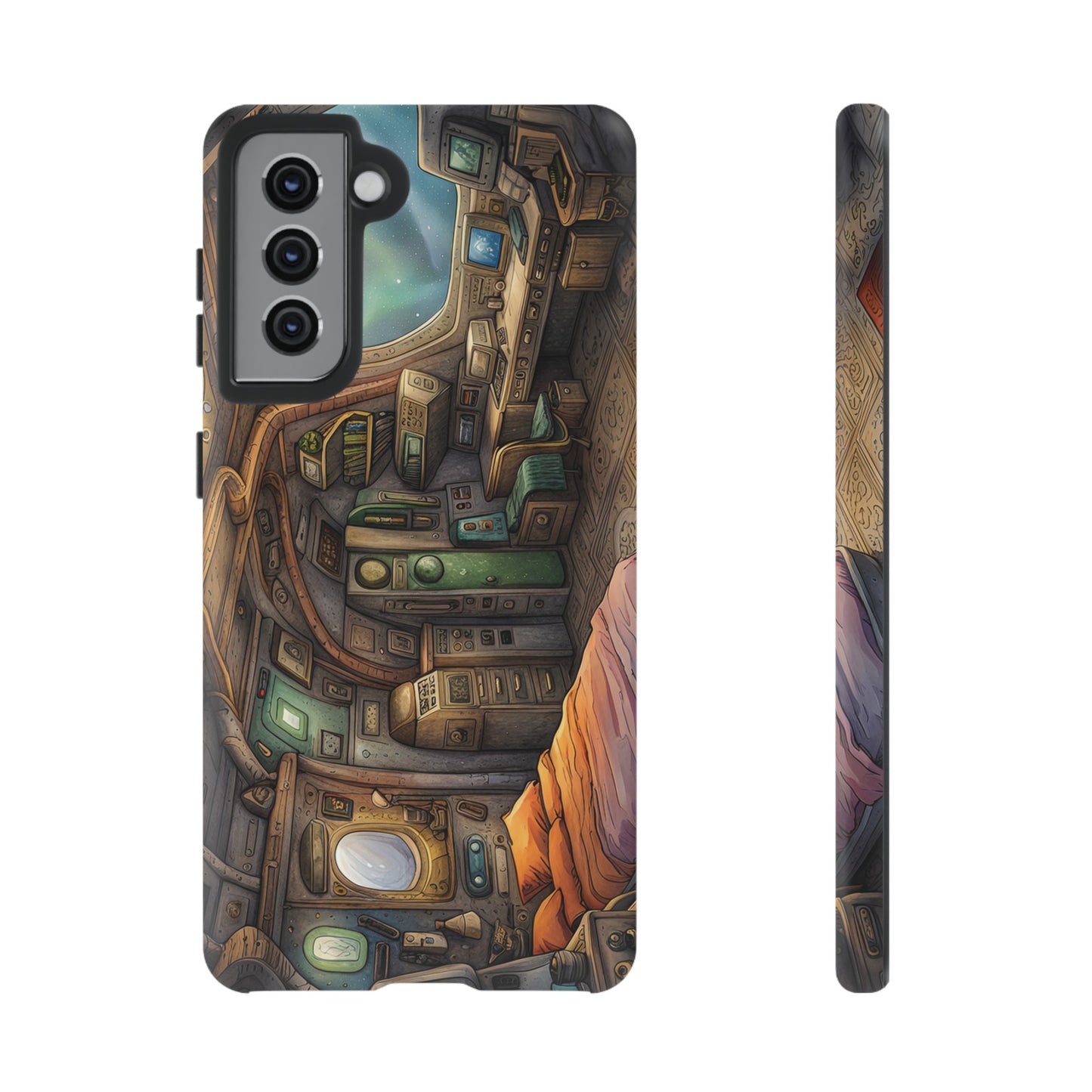 Cosy Spaceship Wallpaper Phone Case | iPhone 15 Plus/ Pro, 14, 13, 12| Google Pixel 7, Pro, 5| Samsung Galaxy S23 All Major Phone Models