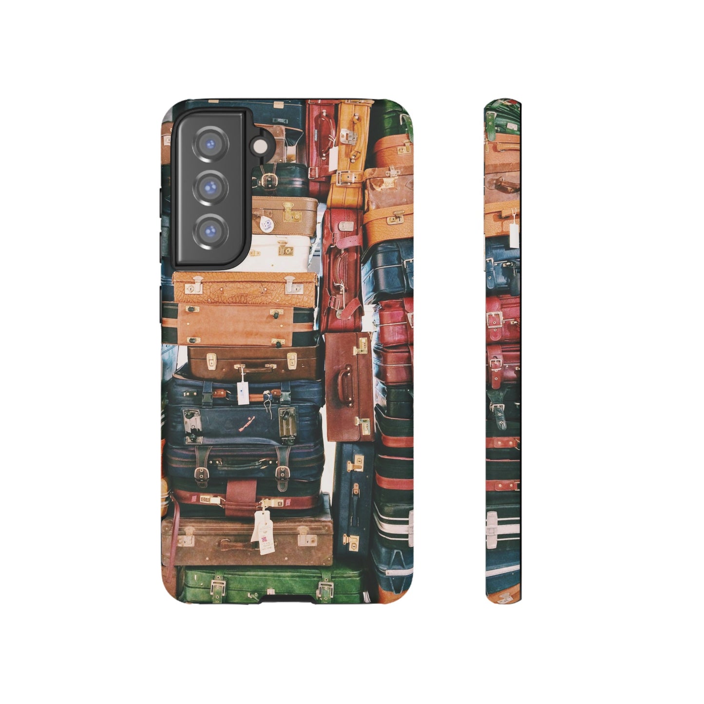 Suitcase Wallpaper Phone Case | iPhone 15 Plus/ Pro, 14, 13, 12| Google Pixel 7, Pro, 5| Samsung Galaxy S23 All Major Phone Models