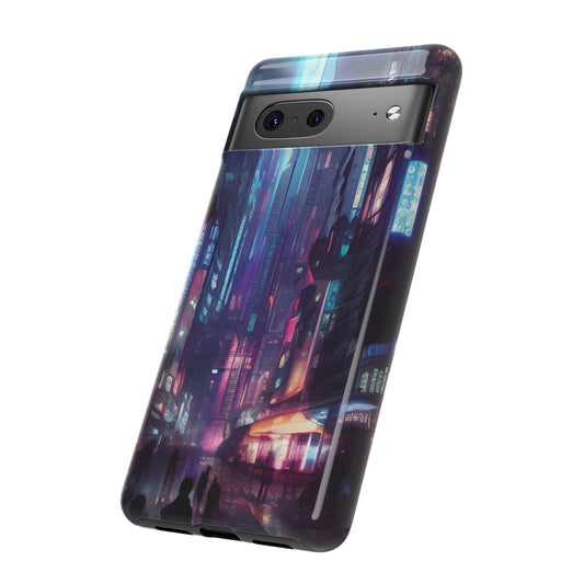 Futuristic Sci-Fi City Wallpaper Phone Case | iPhone 15 Plus/ Pro, 14, 13, 12| Google Pixel 7, Pro, 5| Samsung Galaxy S23 All Major Phone Models