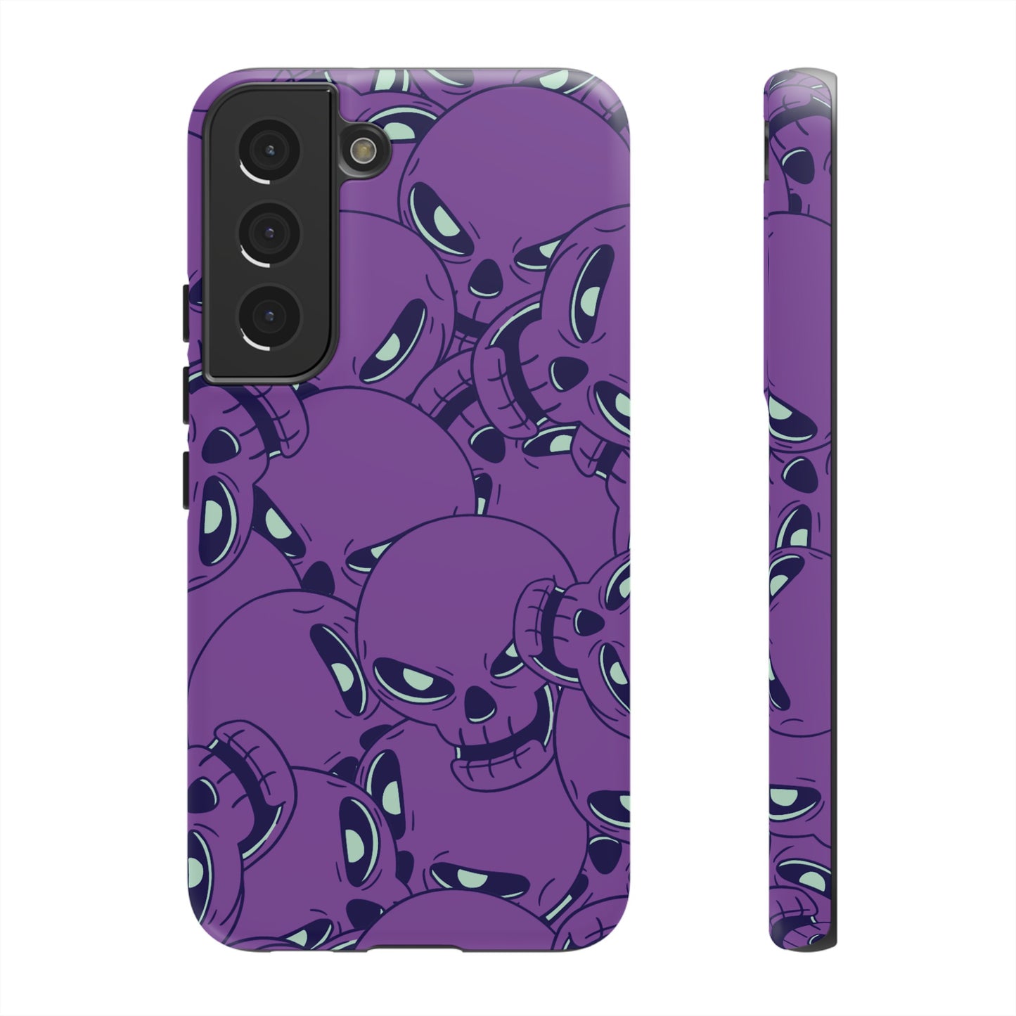 Glowing Skulls Wallpaper Phone Case | iPhone 15 Plus/ Pro, 14, 13, 12| Google Pixel 7, Pro, 5| Samsung Galaxy S23 All Major Phone Models