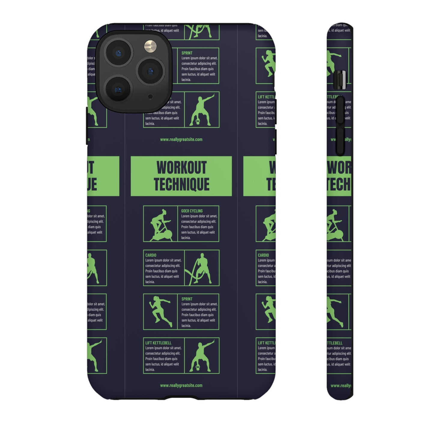 Workout Plan Wallpaper Phone Case | iPhone 15 Plus/ Pro, 14, 13, 12| Google Pixel 7, Pro, 5| Samsung Galaxy S23 All Major Phone Models