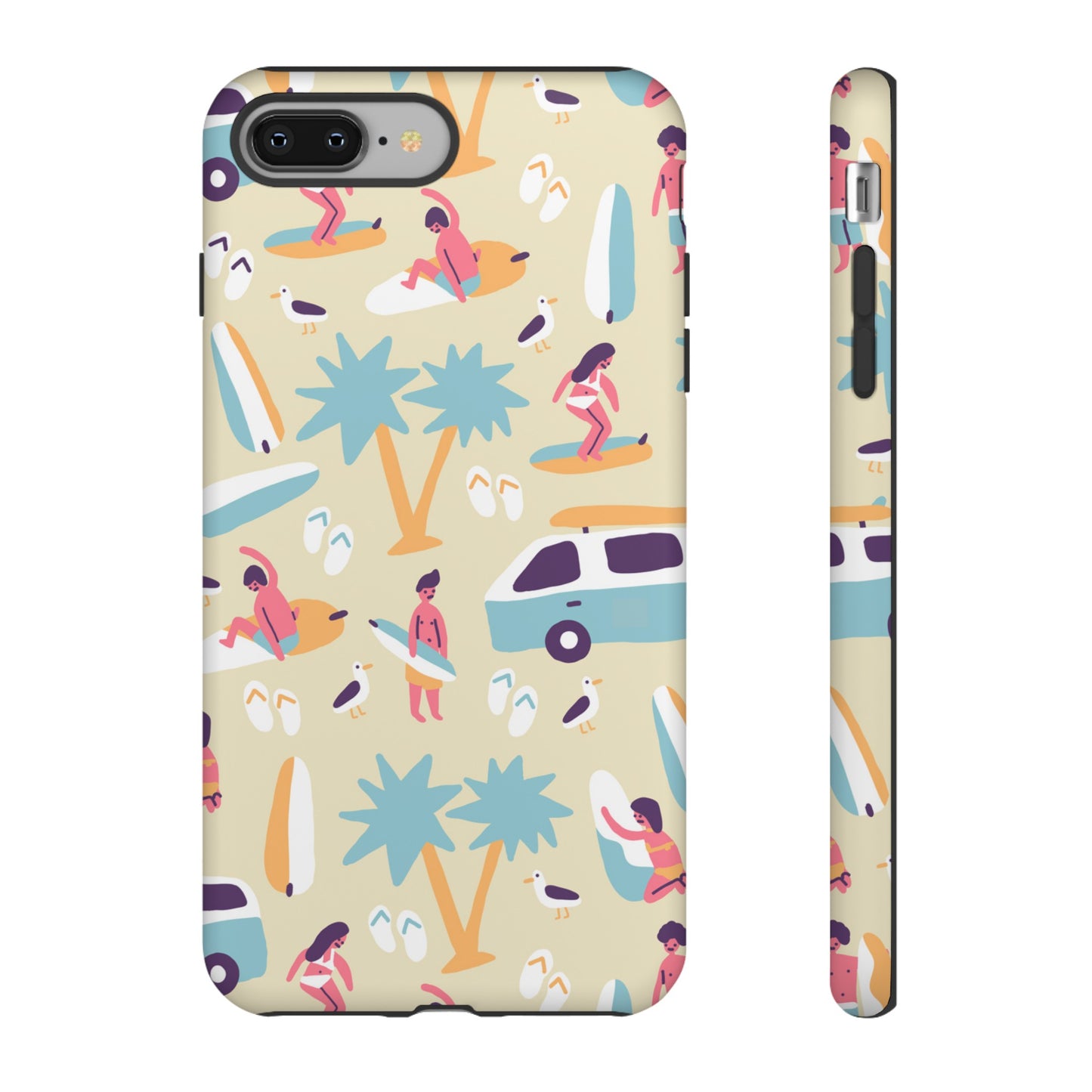 Surfers Wallpaper Phone Case | iPhone 15 Plus/ Pro, 14, 13, 12| Google Pixel 7, Pro, 5| Samsung Galaxy S23 All Major Phone Models