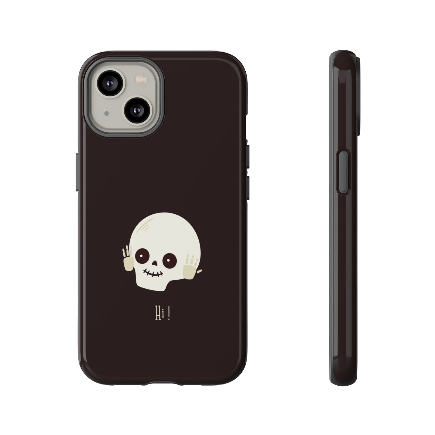 Hello Skull Phone Case | iPhone 15 Plus/ Pro, 14, 13, 12| Google Pixel 7, Pro, 5| Samsung Galaxy S23 All Major Phone Models