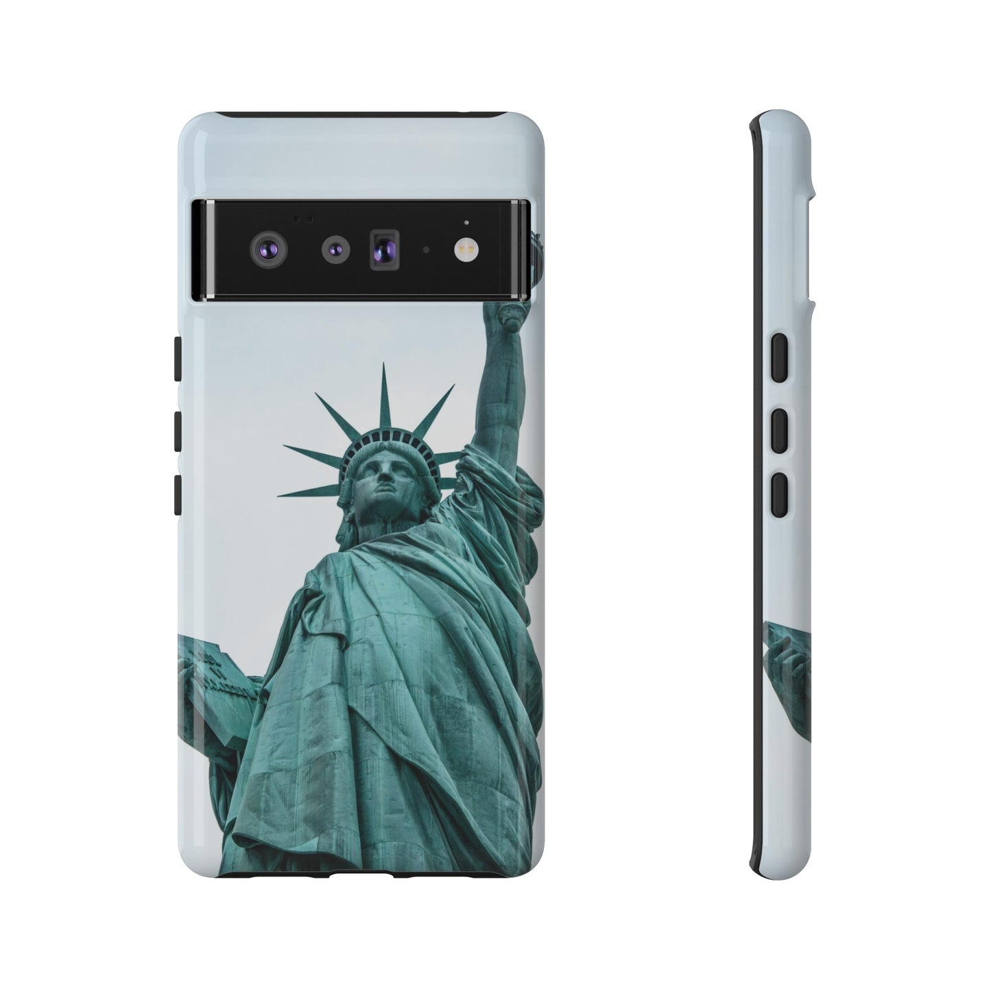 Statue of Liberty Wallpaper Phone Case | iPhone 15 Plus/ Pro, 14, 13, 12| Google Pixel 7, Pro, 5| Samsung Galaxy S23 All Major Phone Models