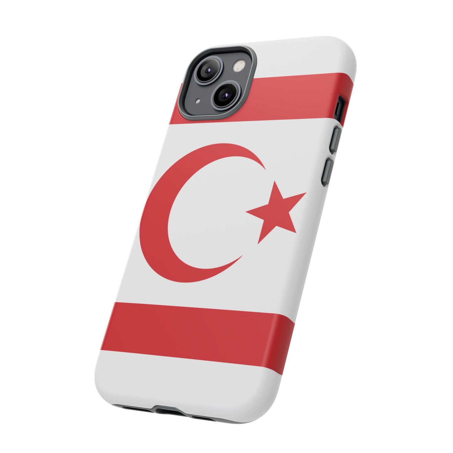 Northern Cyprus Flag Phone Case | iPhone 15 Plus/ Pro, 14, 13, 12| Google Pixel 7, Pro, 5| Samsung Galaxy S23 All Major Phone Models