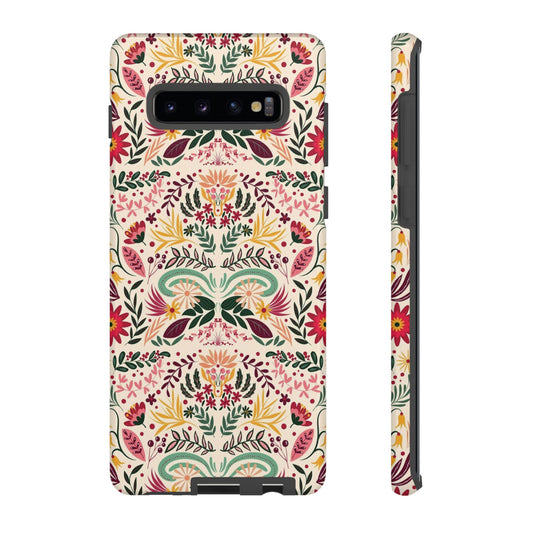 Bright Floral Wallpaper Phone Case | iPhone 15 Plus/ Pro, 14, 13, 12| Google Pixel 7, Pro, 5| Samsung Galaxy S23 All Major Phone Models