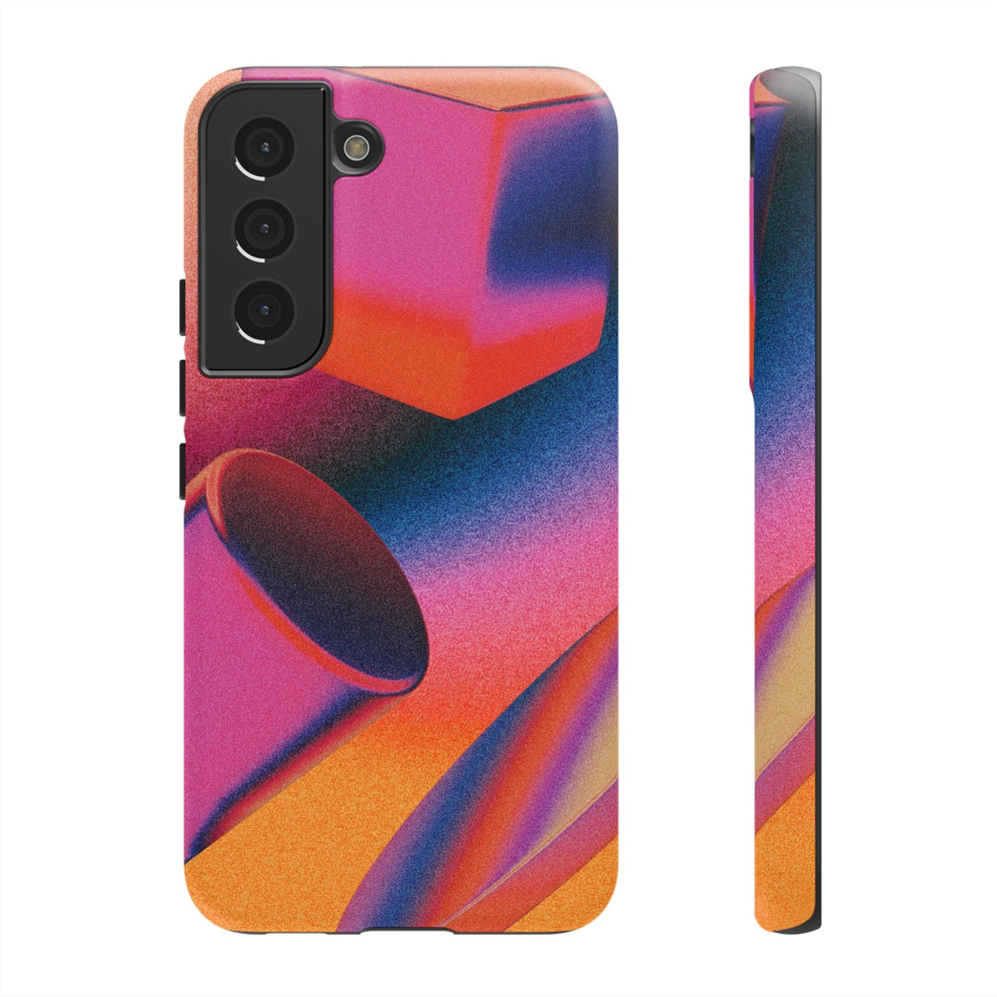 Floating Shapes Wallpaper Phone Case | iPhone 15 Plus/ Pro, 14, 13, 12| Google Pixel 7, Pro, 5| Samsung Galaxy S23 All Major Phone Models