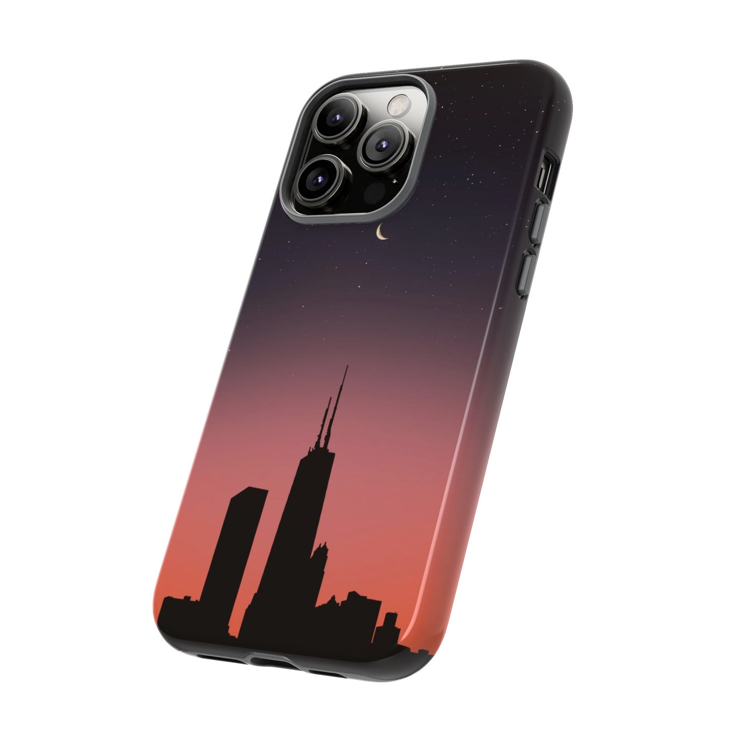 Chicago Skyline Wallpaper Phone Case | iPhone 15 Plus/ Pro, 14, 13, 12| Google Pixel 7, Pro, 5| Samsung Galaxy S23 All Major Phone Models