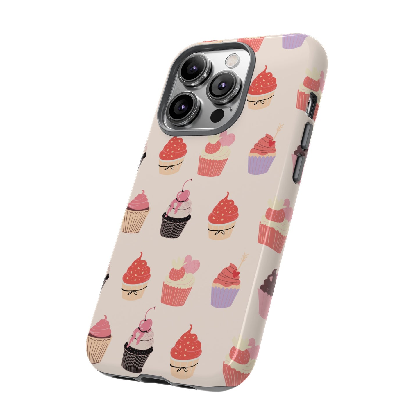 Cupcake Collage Wallpaper Phone Case | iPhone 15 Plus/ Pro, 14, 13, 12| Google Pixel 7, Pro, 5| Samsung Galaxy S23 All Major Phone Models