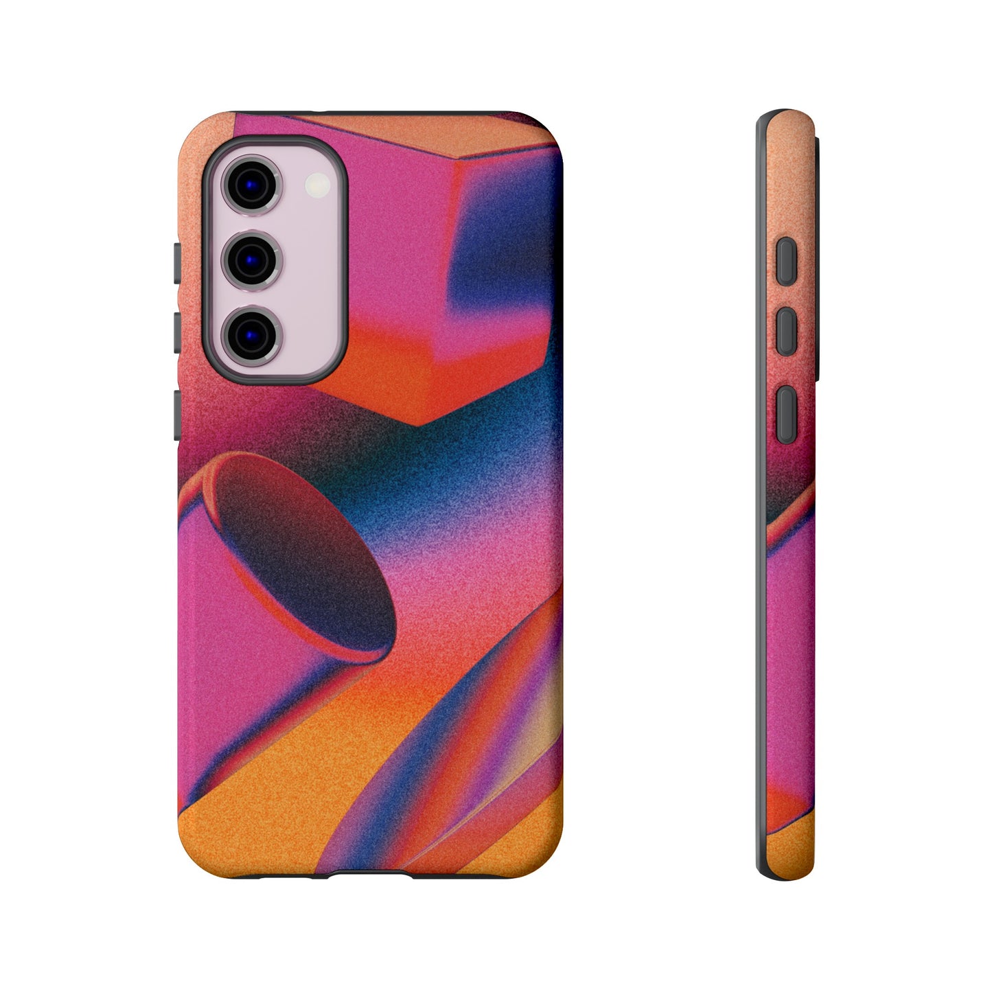 Floating Shapes Wallpaper Phone Case | iPhone 15 Plus/ Pro, 14, 13, 12| Google Pixel 7, Pro, 5| Samsung Galaxy S23 All Major Phone Models