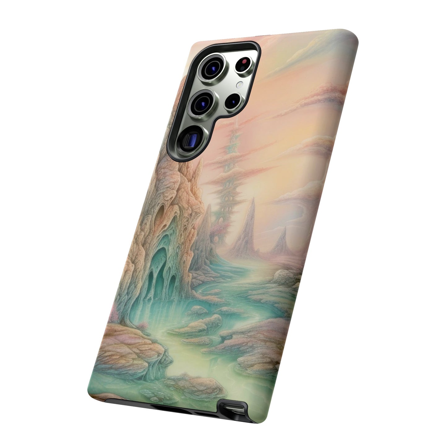 Caves Sci-Fi Wallpaper Phone Case | iPhone 15 Plus/ Pro, 14, 13, 12| Google Pixel 7, Pro, 5| Samsung Galaxy S23 All Major Phone Models