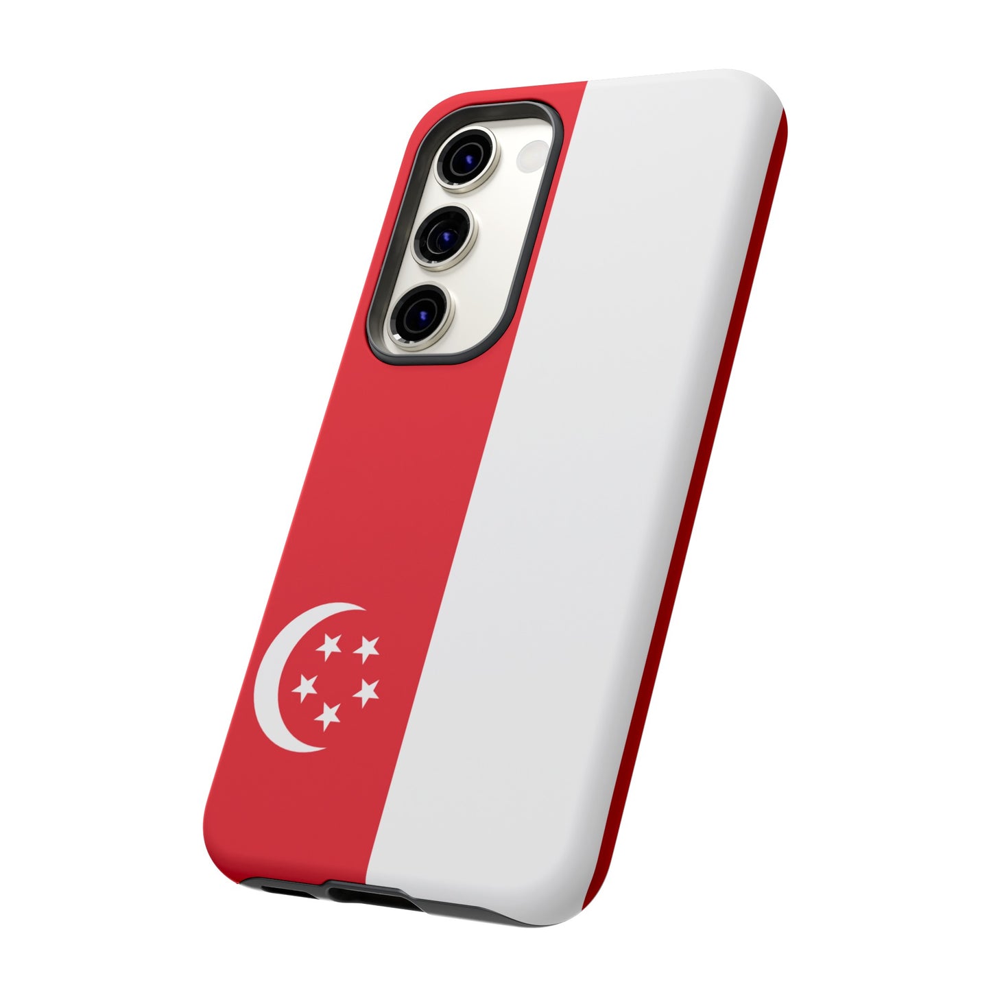 Singapore Flag Phone Case | iPhone 15 Plus/ Pro, 14, 13, 12| Google Pixel 7, Pro, 5| Samsung Galaxy S23 All Major Phone Models