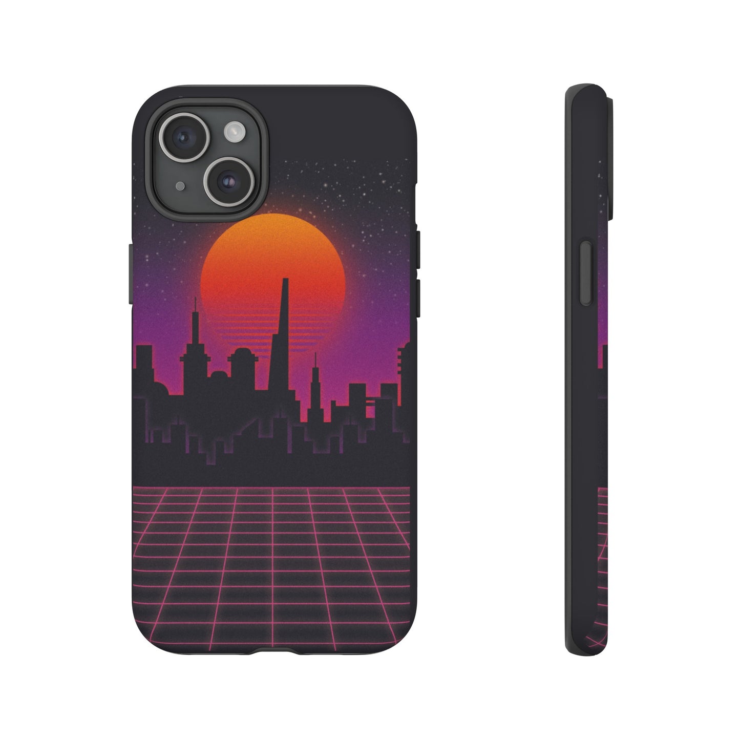 Retro City Phone Case | iPhone 15 Plus/ Pro, 14, 13, 12| Google Pixel 7, Pro, 5| Samsung Galaxy S23 All Major Phone Models