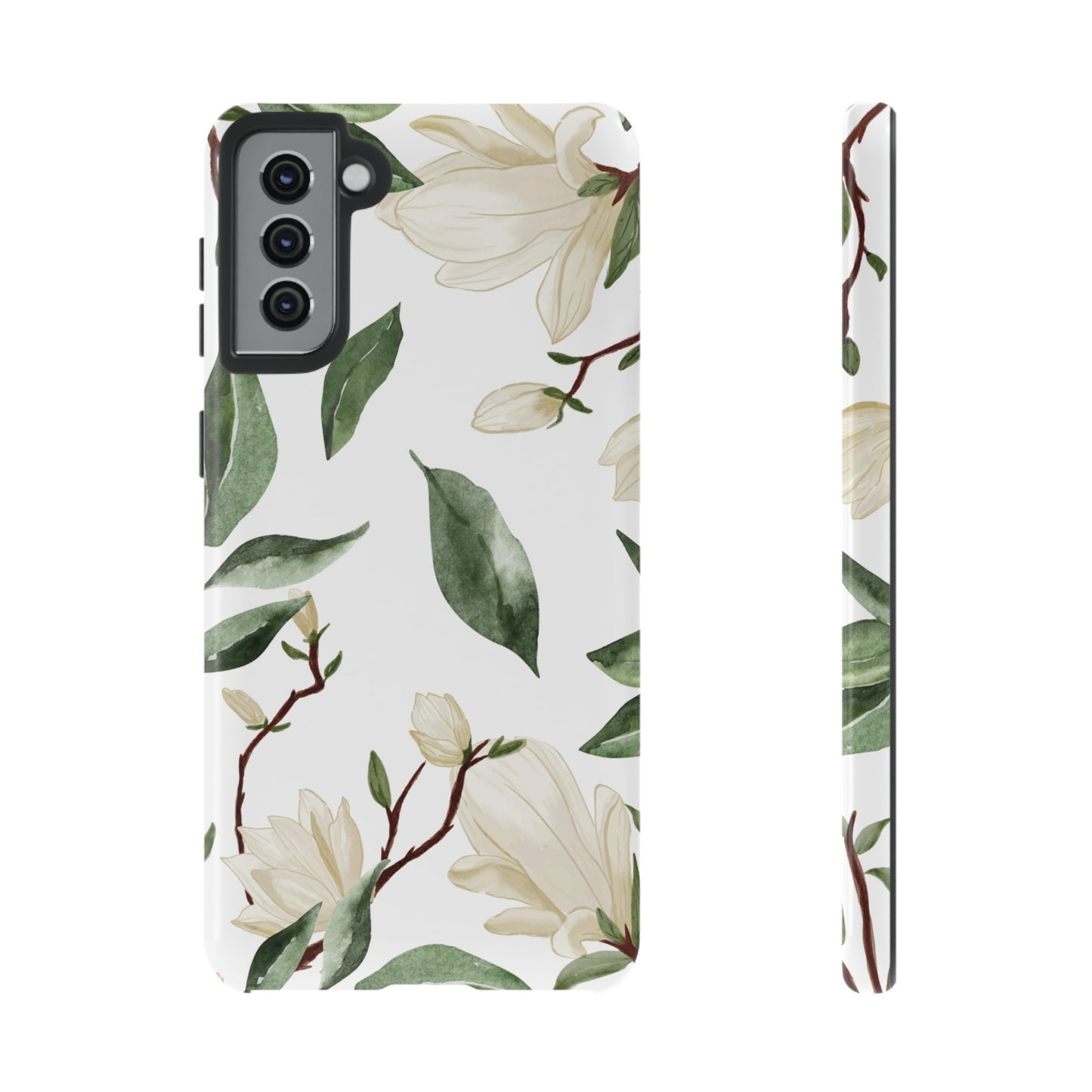 Light Floral Wallpaper Phone Case | iPhone 15 Plus/ Pro, 14, 13, 12| Google Pixel 7, Pro, 5| Samsung Galaxy S23 All Major Phone Models