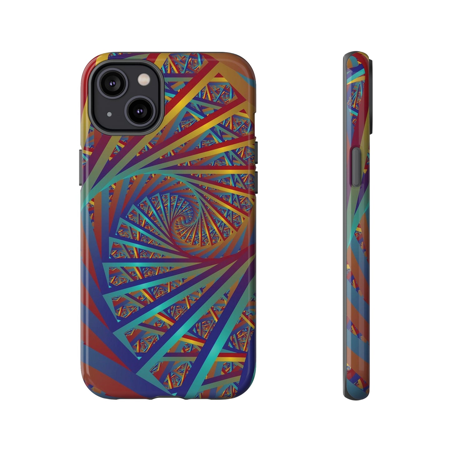 Colourful Spiral Wallpaper Phone Case | iPhone 15 Plus/ Pro, 14, 13, 12| Google Pixel 7, Pro, 5| Samsung Galaxy S23 All Major Phone Models