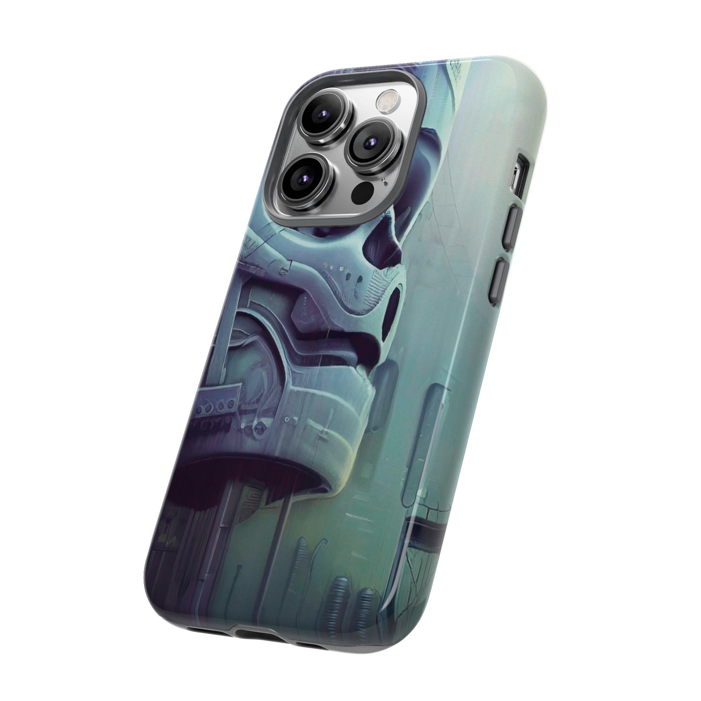 Sci-Fi Skull Wallpaper Phone Case | iPhone 15 Plus/ Pro, 14, 13, 12| Google Pixel 7, Pro, 5| Samsung Galaxy S23 All Major Phone Models