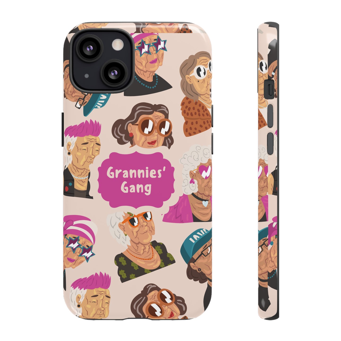 Grannies' Gang Wallpaper Phone Case | iPhone 15 Plus/ Pro, 14, 13, 12| Google Pixel 7, Pro, 5| Samsung Galaxy S23 All Major Phone Models