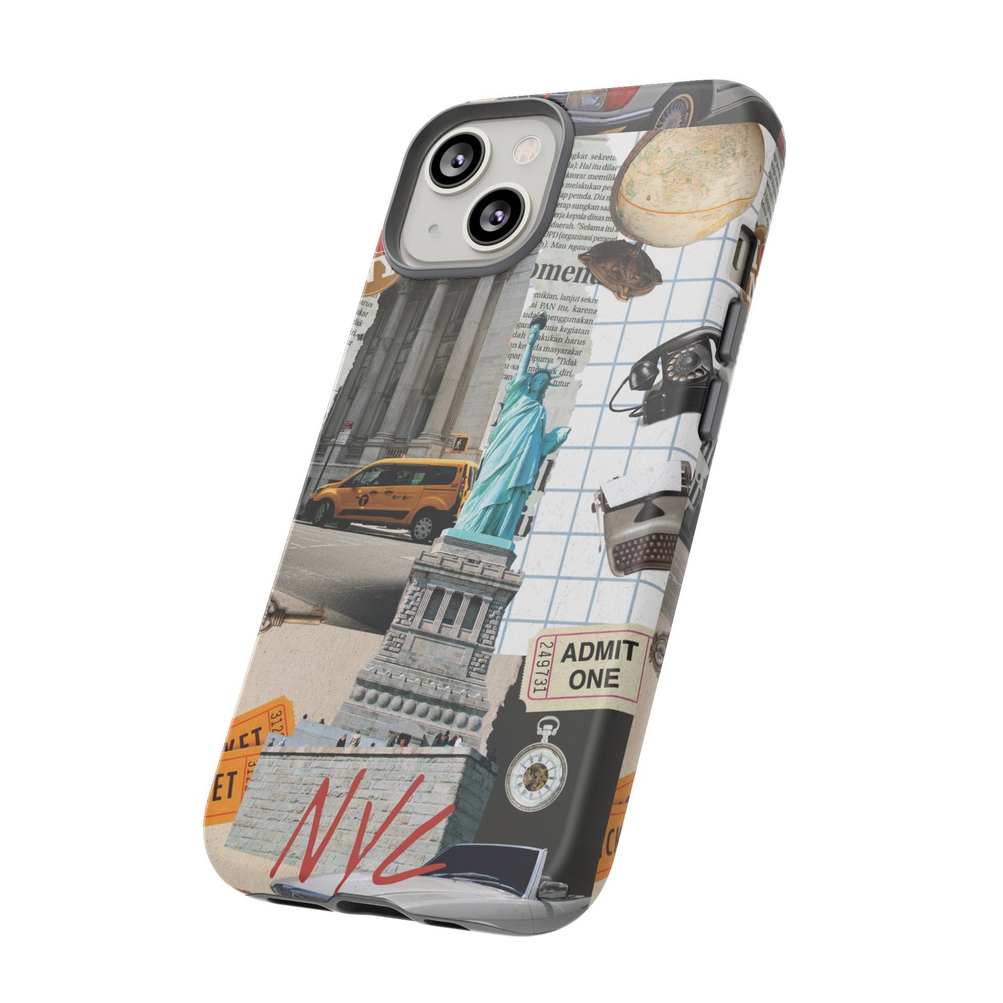 New York City Collage Wallpaper Phone Case | iPhone 15 Plus/ Pro, 14, 13, 12| Google Pixel 7, Pro, 5| Samsung Galaxy S23 All Major Phone Models