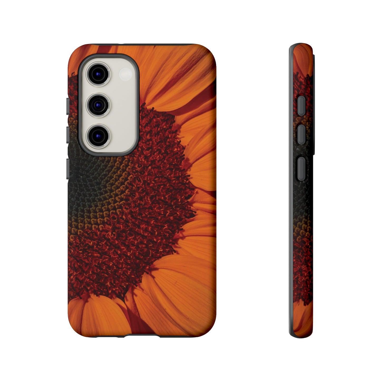 Orange Sunflower Wallpaper Phone Case | iPhone 15 Plus/ Pro, 14, 13, 12| Google Pixel 7, Pro, 5| Samsung Galaxy S23 All Major Phone Models