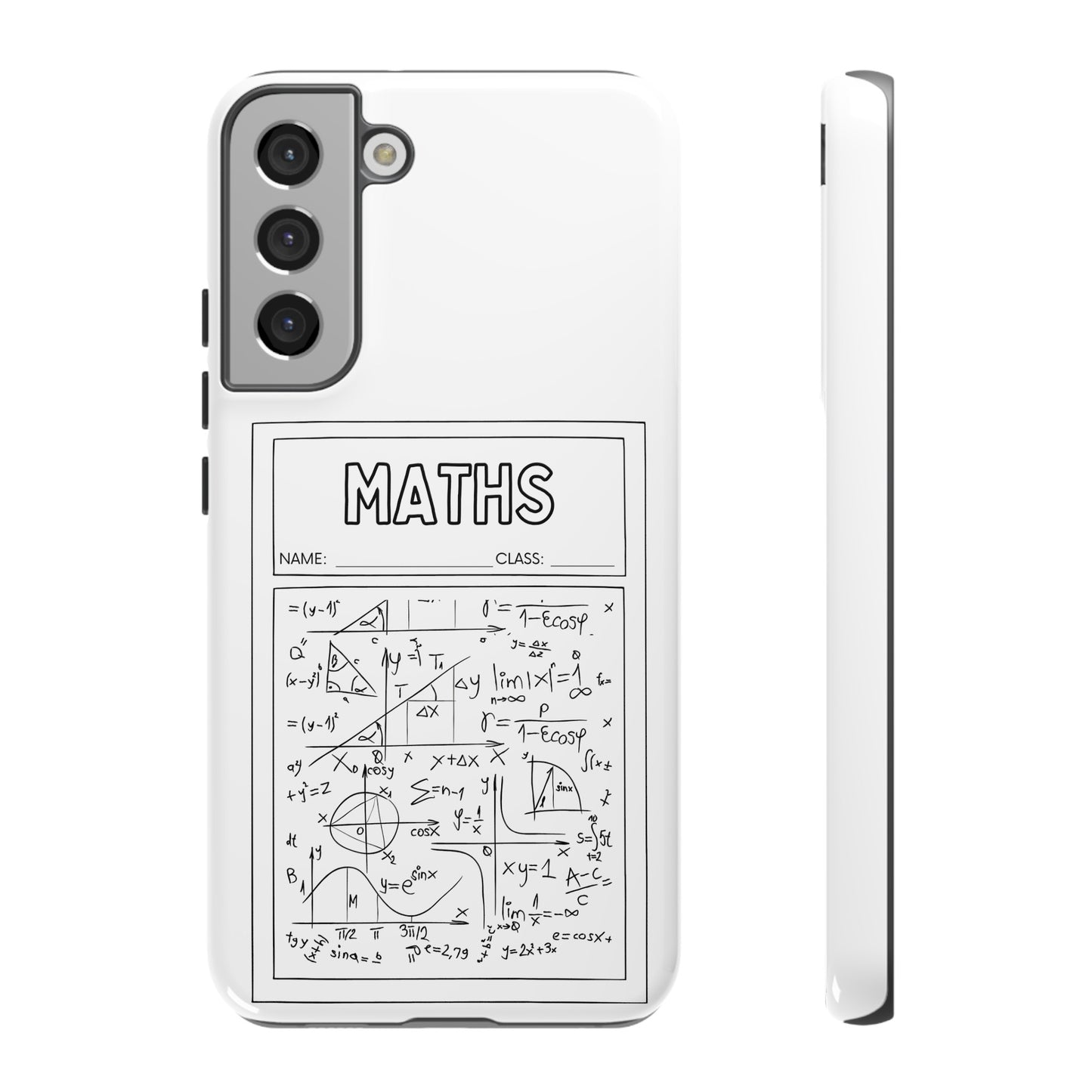 Maths Class Wallpaper Phone Case | iPhone 15 Plus/ Pro, 14, 13, 12| Google Pixel 7, Pro, 5| Samsung Galaxy S23 All Major Phone Models