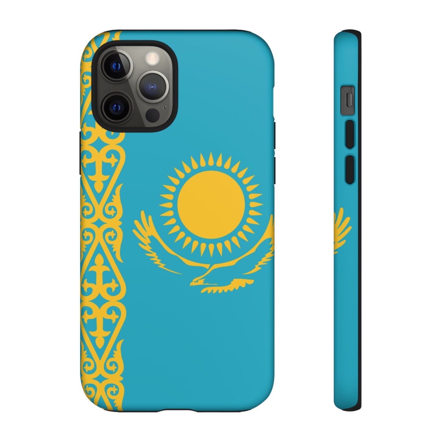 Kazakhstan Flag Phone Case | iPhone 15 Plus/ Pro, 14, 13, 12| Google Pixel 7, Pro, 5| Samsung Galaxy S23 All Major Phone Models