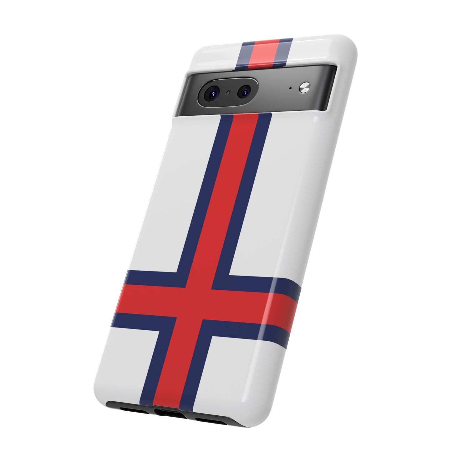 Faroe Island Denmark Flag Phone Case | iPhone 15 Plus/ Pro, 14, 13, 12| Google Pixel 7, Pro, 5| Samsung Galaxy S23 All Major Phone Models