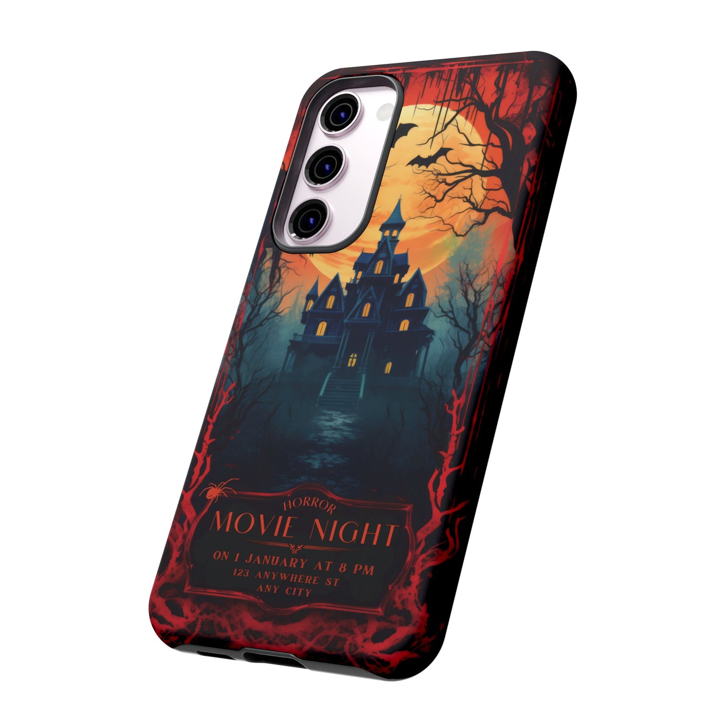 Horror Movie Night Phone Case | iPhone 15 Plus/ Pro, 14, 13, 12| Google Pixel 7, Pro, 5| Samsung Galaxy S23 All Major Phone Models