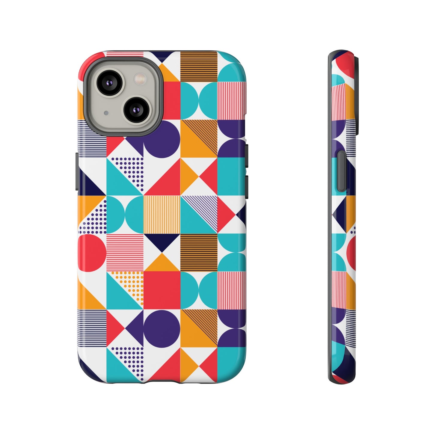 Geometric Patterned Wallpaper Phone Case | iPhone 15 Plus/ Pro, 14, 13, 12| Google Pixel 7, Pro, 5|Samsung Galaxy S23 All Major Phone Models