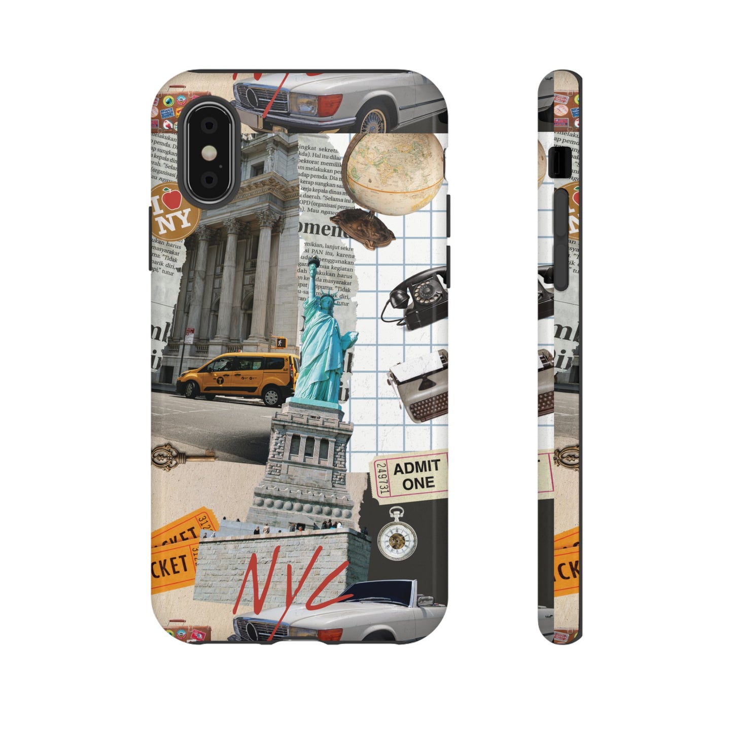 New York City Collage Wallpaper Phone Case | iPhone 15 Plus/ Pro, 14, 13, 12| Google Pixel 7, Pro, 5| Samsung Galaxy S23 All Major Phone Models