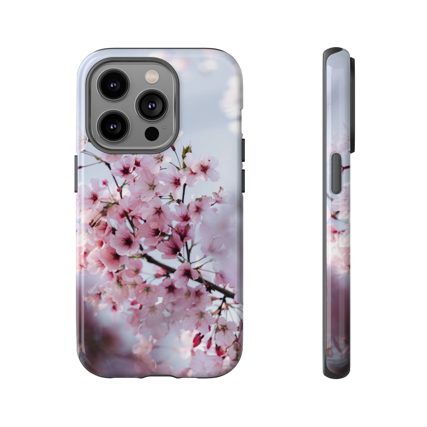 Pink Blossom Wallpaper Phone Case | iPhone 15 Plus/ Pro, 14, 13, 12| Google Pixel 7, Pro, 5| Samsung Galaxy S23 All Major Phone Models