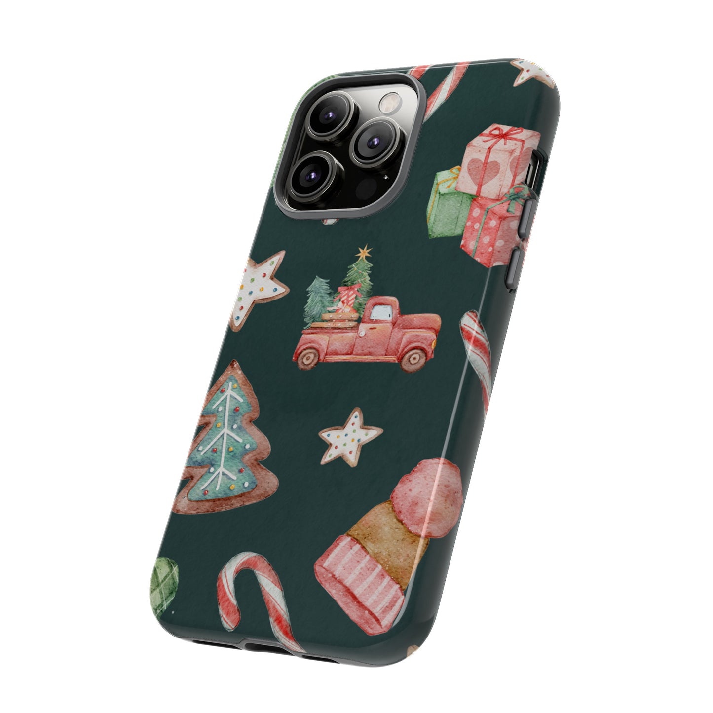 Festive Christmas Wallpaper Phone Case | iPhone 15 Plus/ Pro, 14, 13, 12| Google Pixel 7, Pro, 5| Samsung Galaxy S23 All Major Phone Models