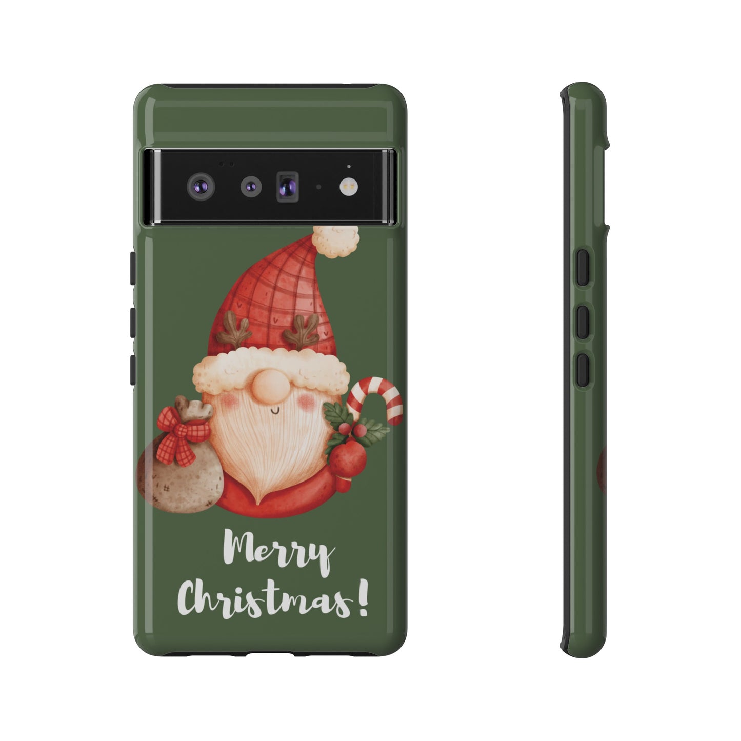 Cute Merry Christmas Wallpaper Phone Case | iPhone 15 Plus/ Pro, 14, 13, 12| Google Pixel 7, Pro, 5| Samsung Galaxy S23 All Major Phone Models