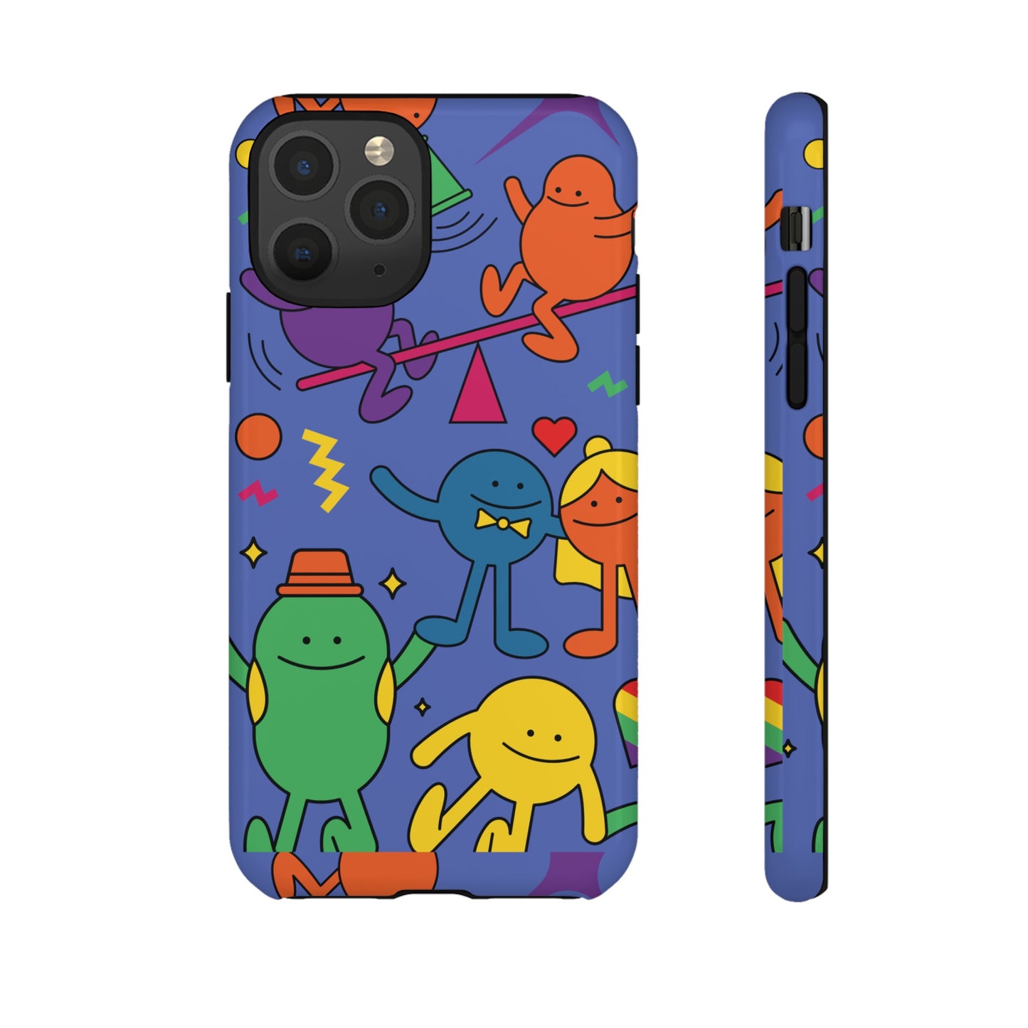 Colourful Cartoon Wallpaper Phone Case | iPhone 15 Plus/ Pro, 14, 13, 12| Google Pixel 7, Pro, 5| Samsung Galaxy S23 All Major Phone Models