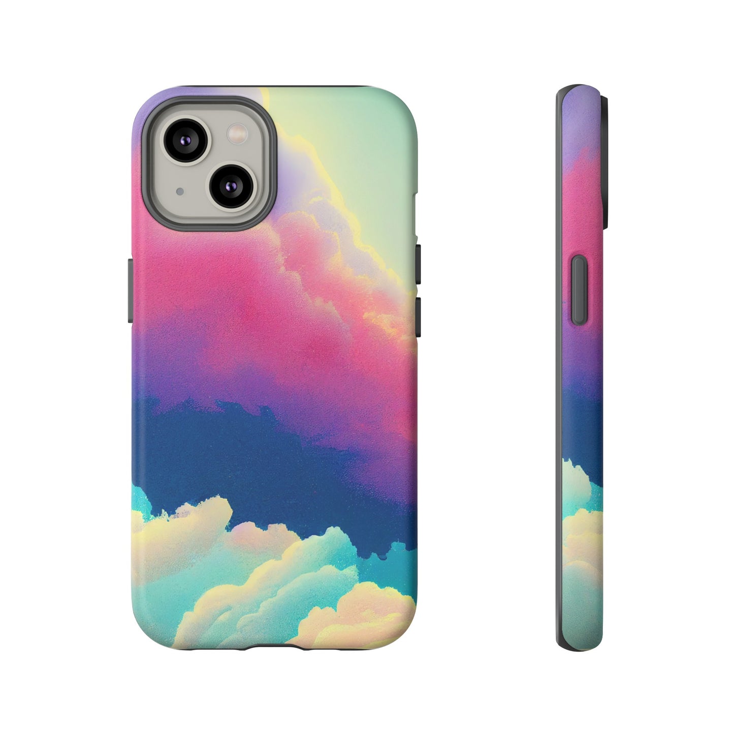 Colourful Clouds Wallpaper Phone Case | iPhone 15 Plus/ Pro, 14, 13, 12| Google Pixel 7, Pro, 5| Samsung Galaxy S23 All Major Phone Models