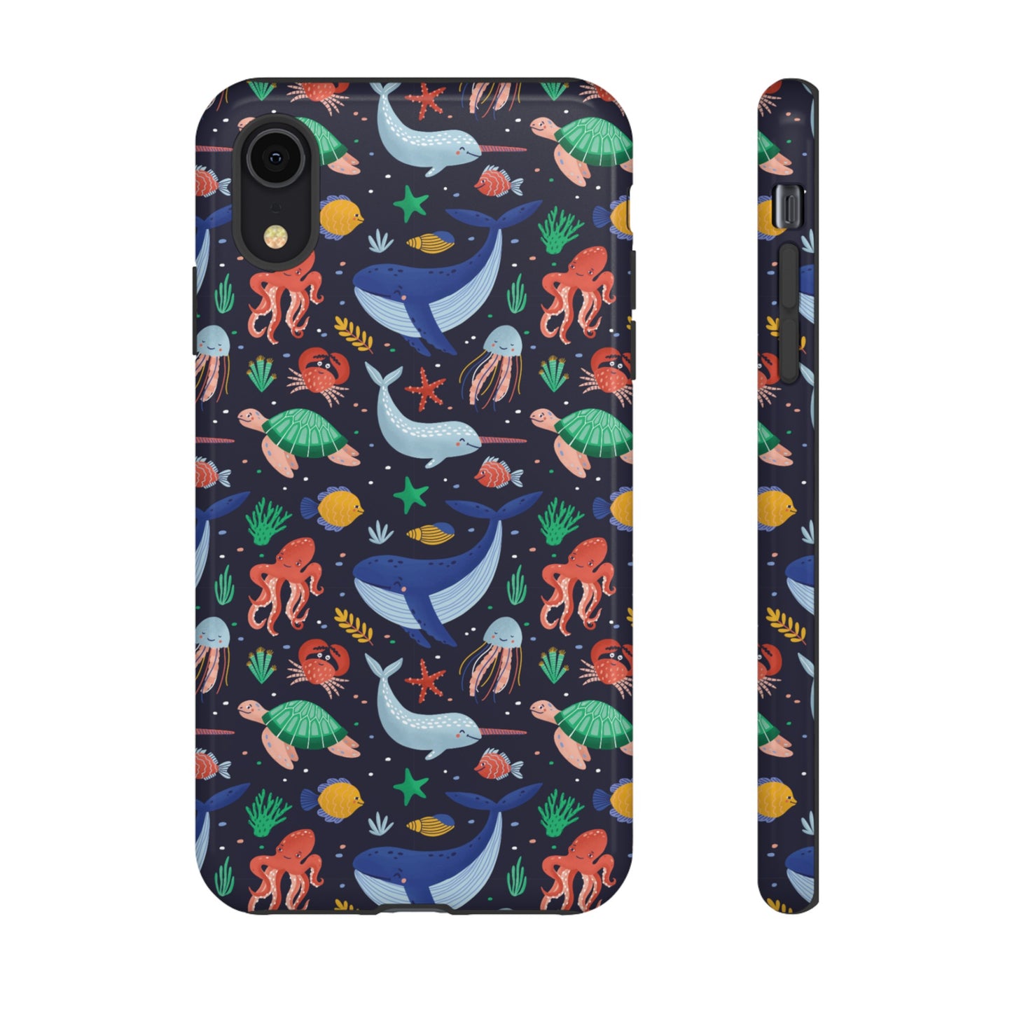 Sea Creatures Wallpaper Phone Case | iPhone 15 Plus/ Pro, 14, 13, 12| Google Pixel 7, Pro, 5| Samsung Galaxy S23 All Major Phone Models