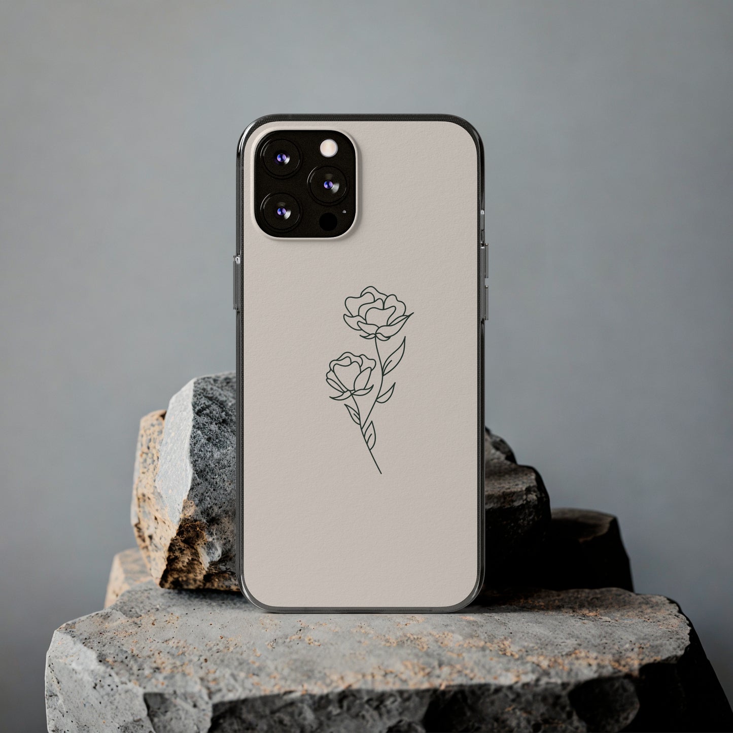 Simple Rose Phone Case | iPhone 15 Plus/ Pro, 14, 13, 12| Google Pixel 7, Pro, 5| Samsung Galaxy S23 All Major Phone Models