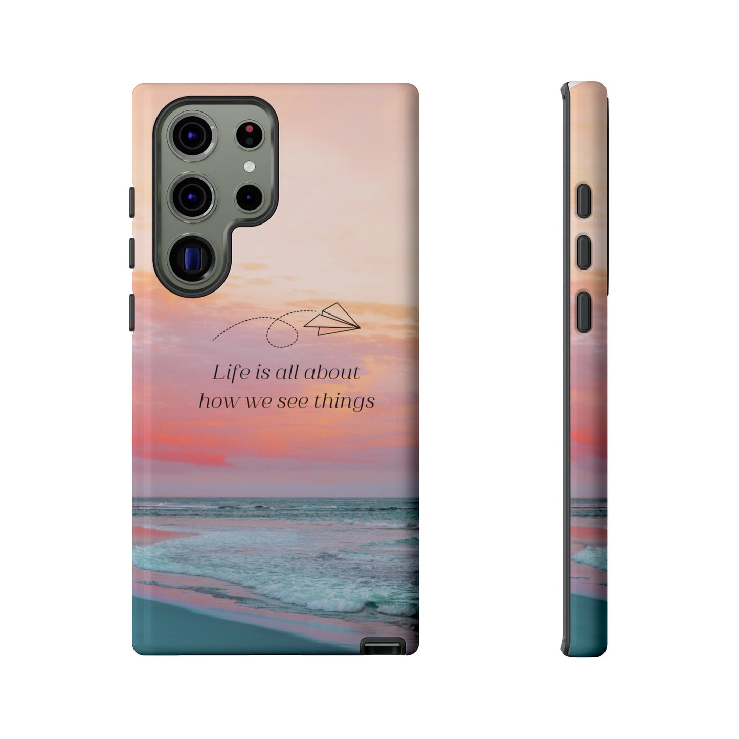 Thoughts at Sunset Phone Case | iPhone 15 Plus/ Pro, 14, 13, 12| Google Pixel 7, Pro, 5| Samsung Galaxy S23 All Major Phone Models