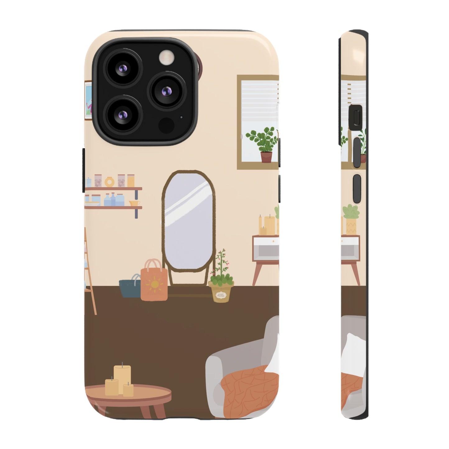 Lounge Room Wallpaper Phone Case | iPhone 15 Plus/ Pro, 14, 13, 12| Google Pixel 7, Pro, 5| Samsung Galaxy S23 All Major Phone Models