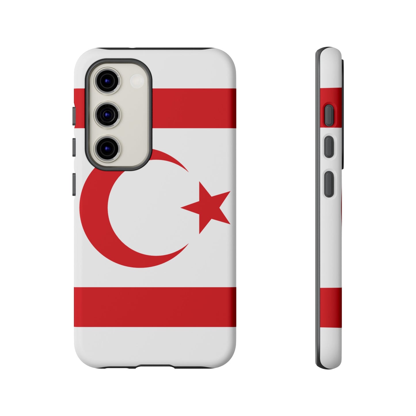 Northern Cyprus Flag Phone Case | iPhone 15 Plus/ Pro, 14, 13, 12| Google Pixel 7, Pro, 5| Samsung Galaxy S23 All Major Phone Models