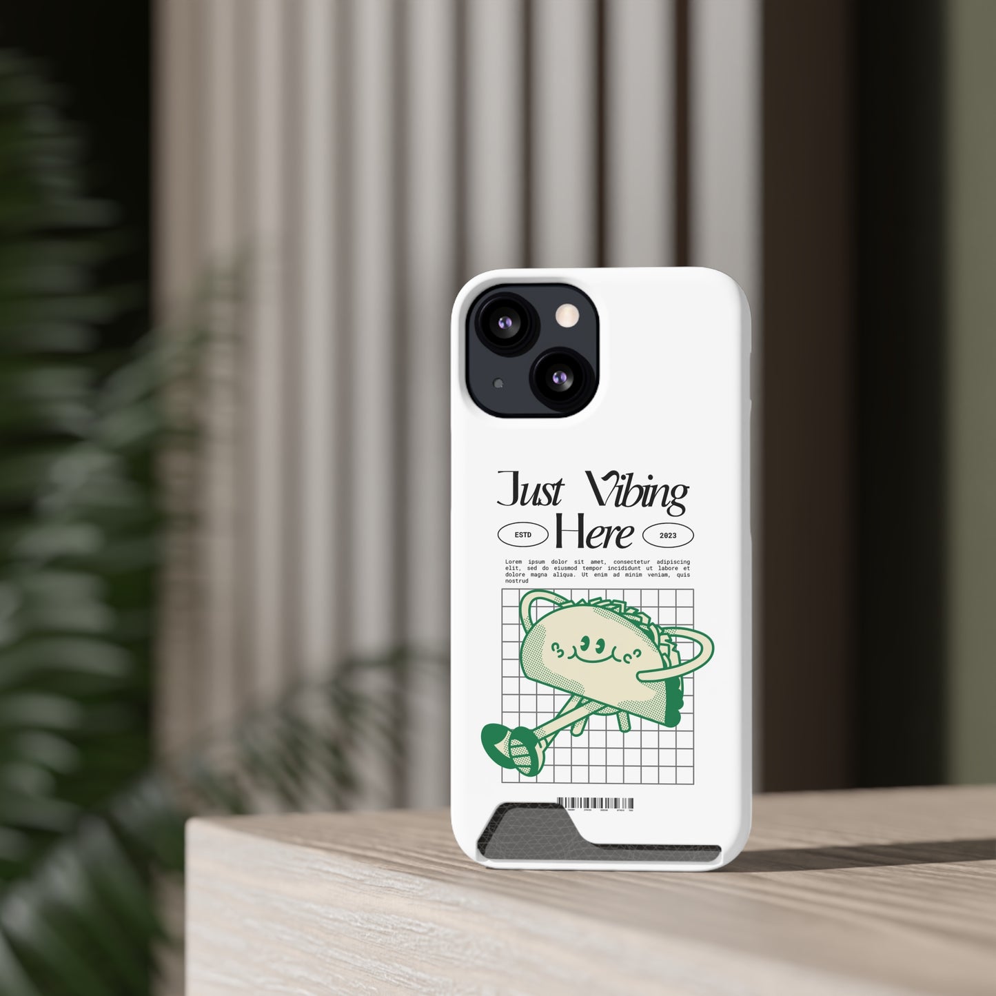 Just Vibing Here Phone Case | iPhone 15 Plus/ Pro, 14, 13, 12|Samsung Galaxy Models