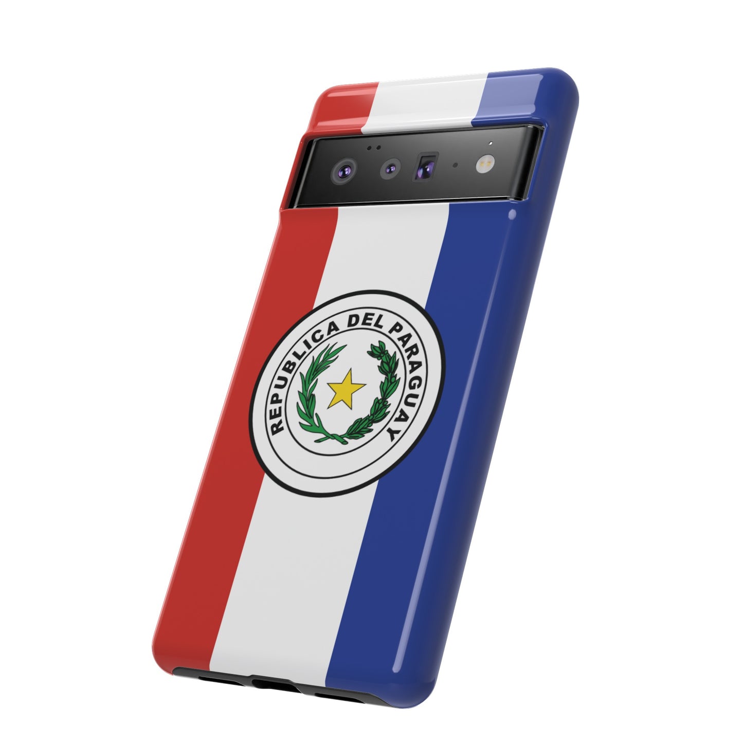 Paraguay Flag Phone Case | iPhone 15 Plus/ Pro, 14, 13, 12| Google Pixel 7, Pro, 5| Samsung Galaxy S23 All Major Phone Models