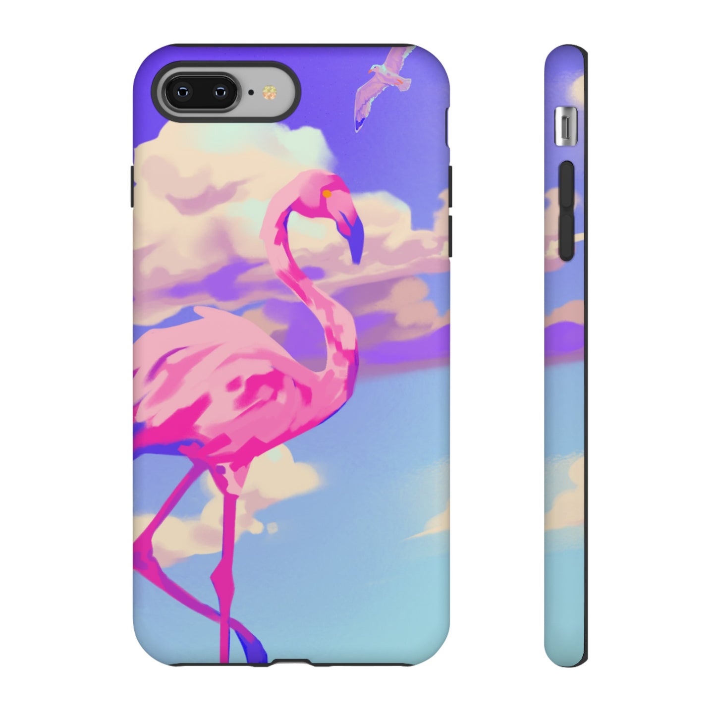 Flamingo In The Clouds Phone Case | iPhone 15 Plus/ Pro, 14, 13, 12| Google Pixel 7, Pro, 5| Samsung Galaxy S23 All Major Phone Models