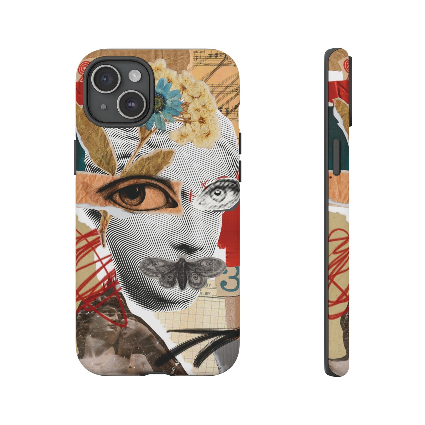 Woman Collage Wallpaper Phone Case | iPhone 15 Plus/ Pro, 14, 13, 12| Google Pixel 7, Pro, 5| Samsung Galaxy S23 All Major Phone Models