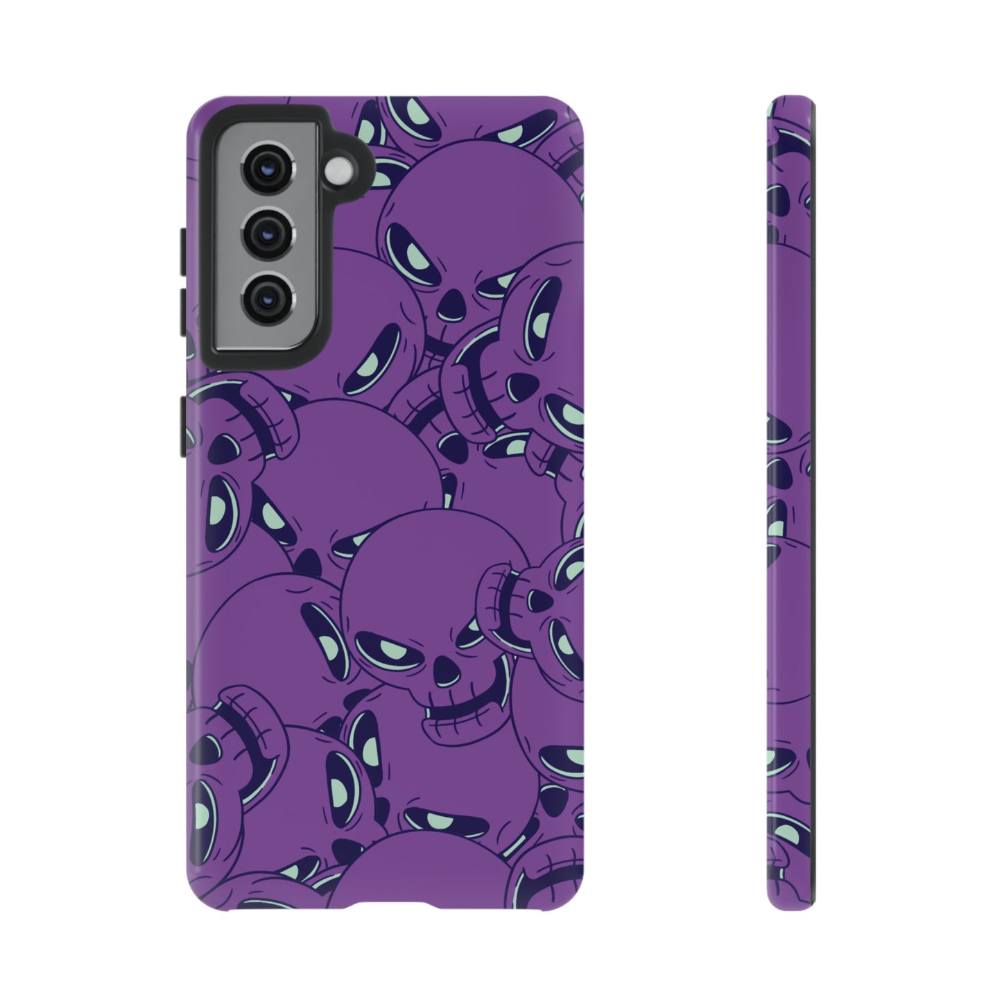 Glowing Skulls Wallpaper Phone Case | iPhone 15 Plus/ Pro, 14, 13, 12| Google Pixel 7, Pro, 5| Samsung Galaxy S23 All Major Phone Models