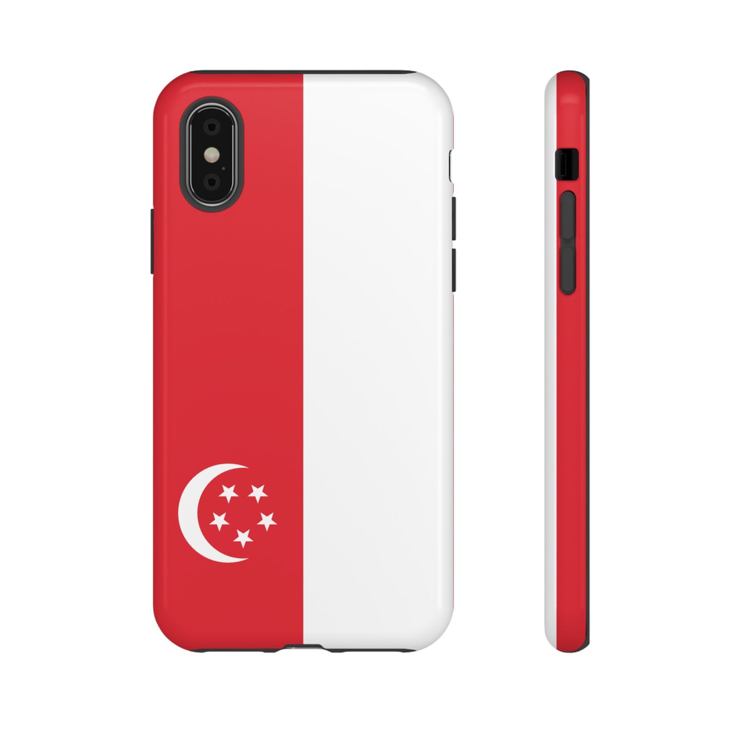 Singapore Flag Phone Case | iPhone 15 Plus/ Pro, 14, 13, 12| Google Pixel 7, Pro, 5| Samsung Galaxy S23 All Major Phone Models