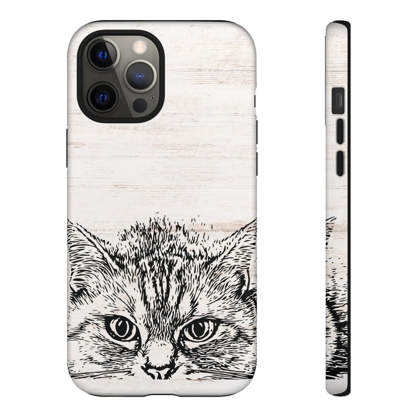 Close- Up Cat Wallpaper Phone Case | iPhone 15 Plus/ Pro, 14, 13, 12| Google Pixel 7, Pro, 5| Samsung Galaxy S23 All Major Phone Models