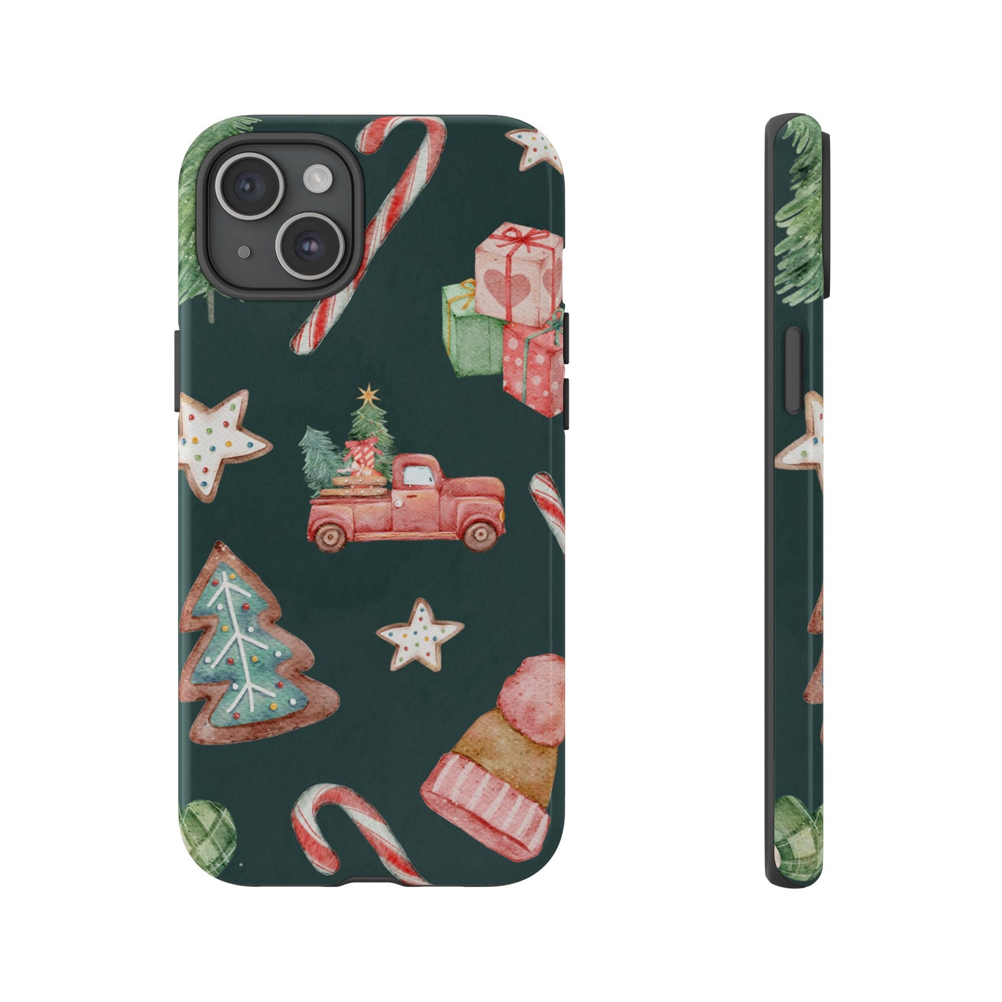 Festive Christmas Wallpaper Phone Case | iPhone 15 Plus/ Pro, 14, 13, 12| Google Pixel 7, Pro, 5| Samsung Galaxy S23 All Major Phone Models