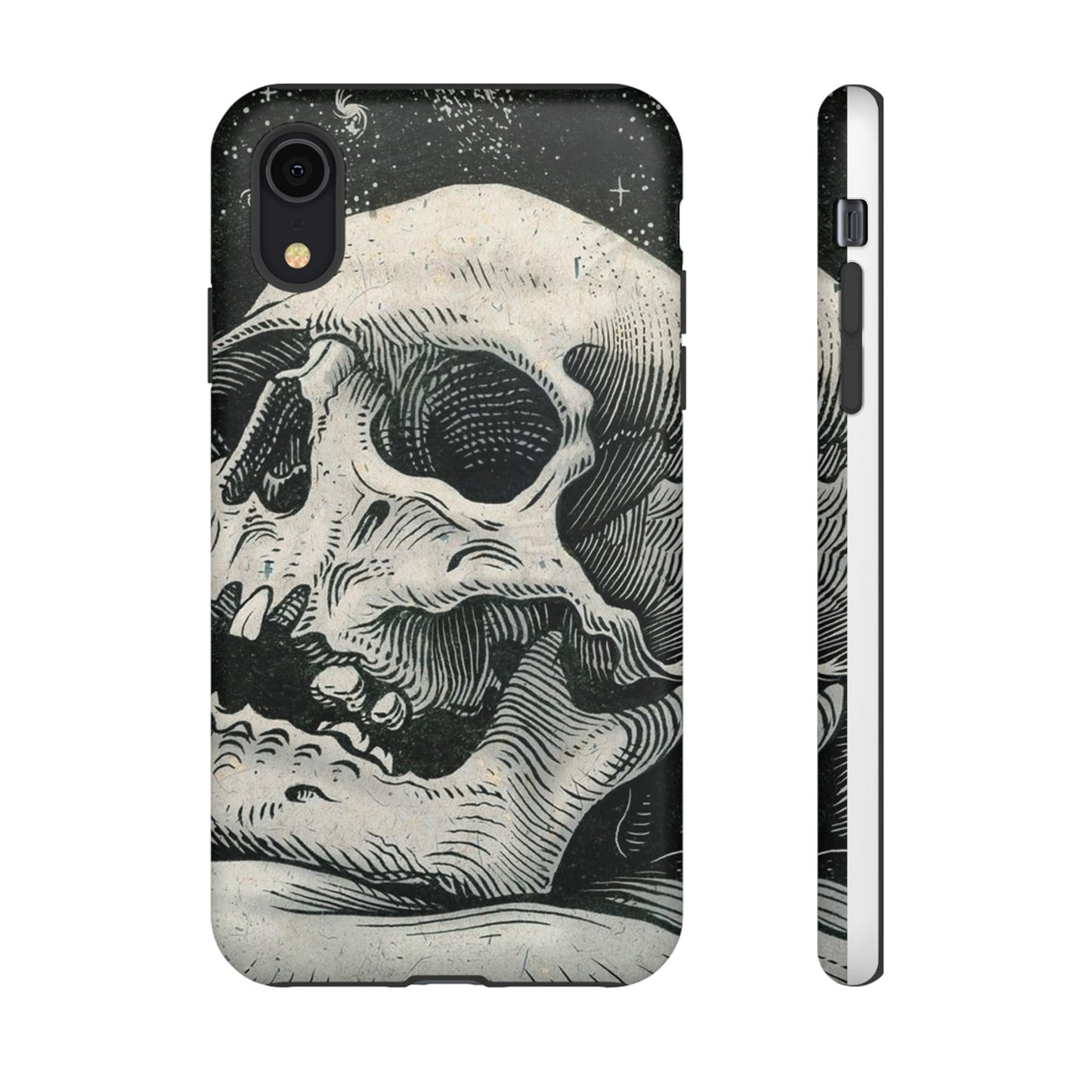 Skull Wallpaper Phone Case | iPhone 15 Plus/ Pro, 14, 13, 12| Google Pixel 7, Pro, 5| Samsung Galaxy S23 All Major Phone Models