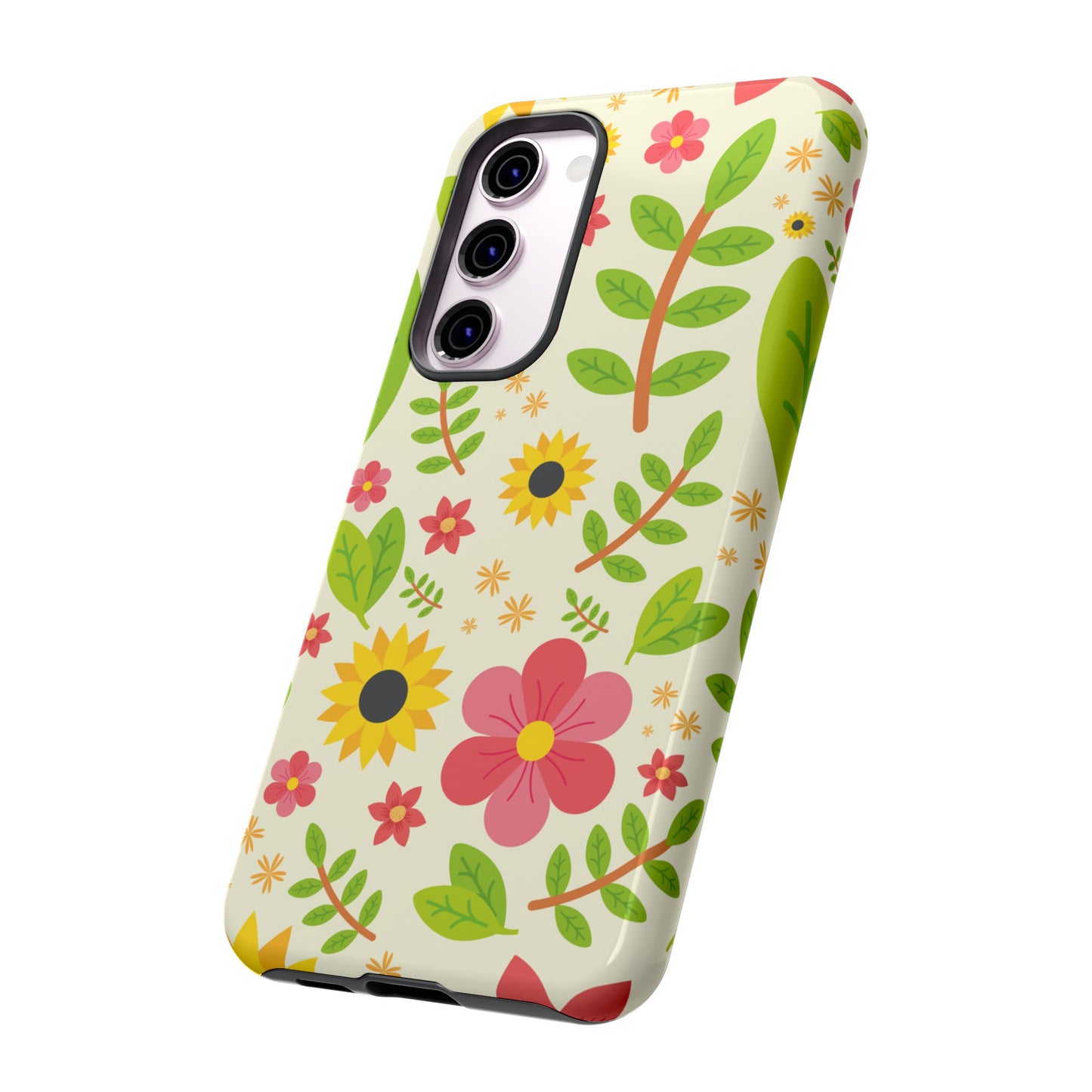 Botanical Flowers Phone Case | iPhone 15 Plus/ Pro, 14, 13, 12| Google Pixel 7, Pro, 5| Samsung Galaxy S23 All Major Phone Models