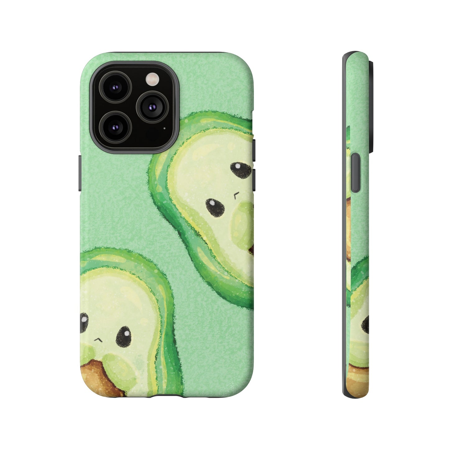 Avocado Friends Wallpaper Phone Case | iPhone 15 Plus/ Pro, 14, 13, 12| Google Pixel 7, Pro, 5| Samsung Galaxy S23 All Major Phone Models